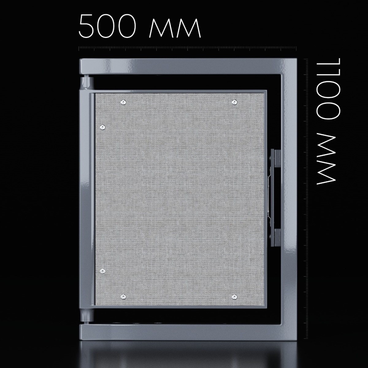 Люк одностворчатый Shagma 50х110 ревизионный под плитку ЛС500x1100В 5 Люк одностворчатый Shagma 50х110 ревизионный под плитку ЛС500x1100В — изображение 5