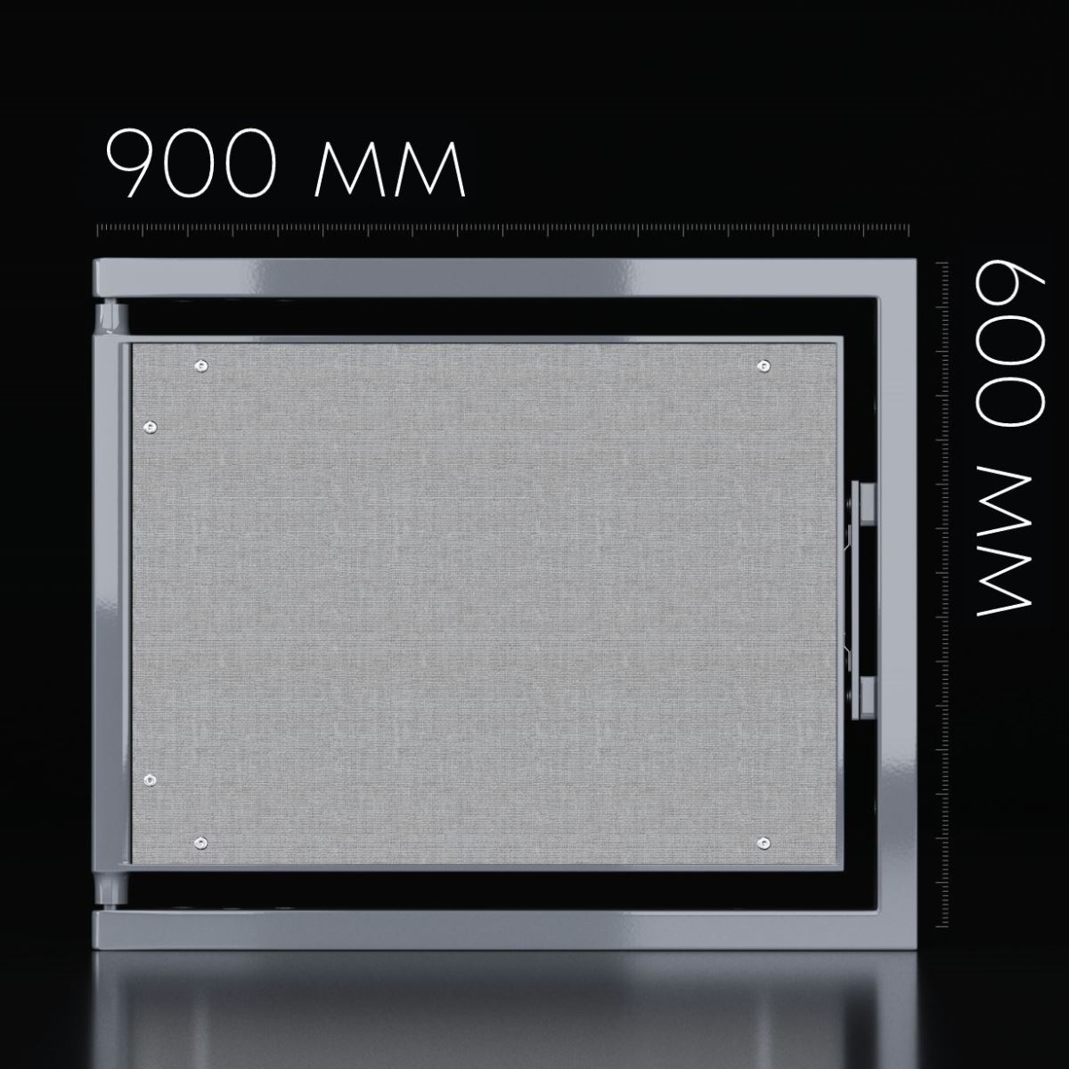 Люк одностворчатый Shagma 90х60 ревизионный под плитку ЛС900x600Г 5 Люк одностворчатый Shagma 90х60 ревизионный под плитку ЛС900x600Г — изображение 5