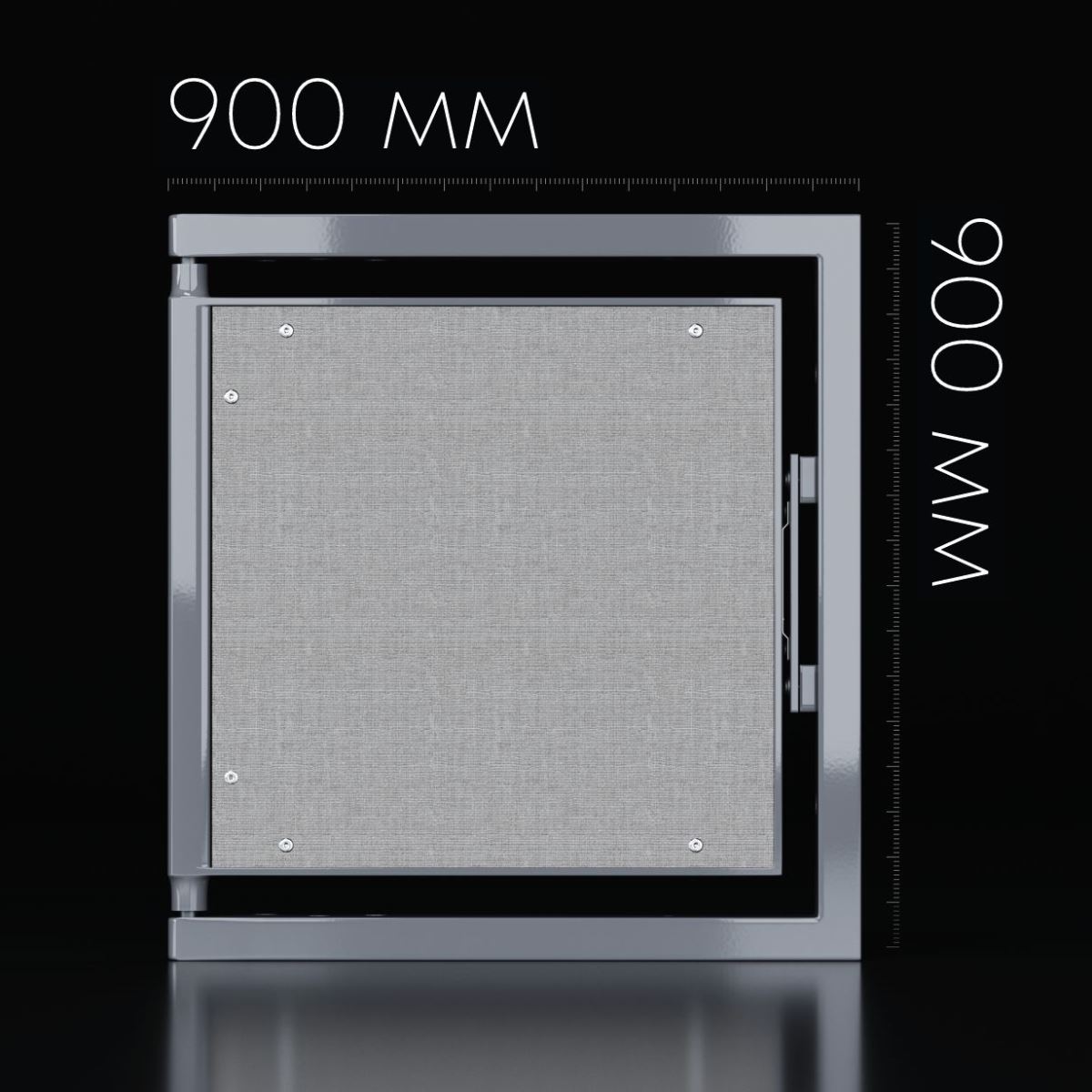 Люк одностворчатый Shagma 90х90 ревизионный под плитку ЛС900x900К 5 Люк одностворчатый Shagma 90х90 ревизионный под плитку ЛС900x900К — изображение 5